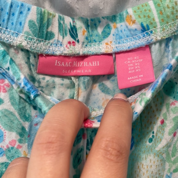 ISAAC MIZRAHI • cactus print pj pants XS - Picture 2 of 4